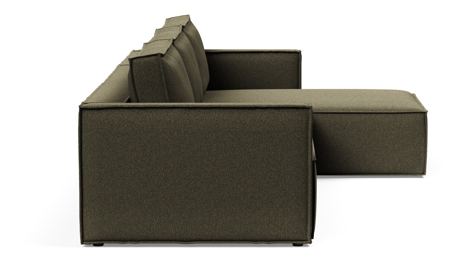 Newilla Reversible Storage Sleeper Sectional w/ Slim Arm Rests