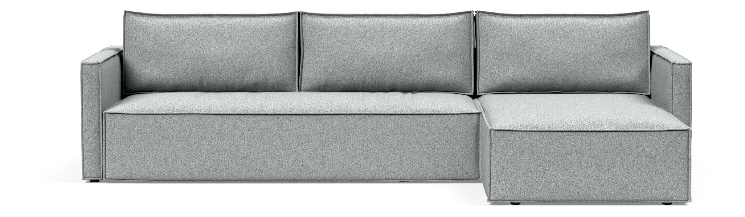 Newilla Reversible Storage Sleeper Sectional w/ Slim Arm Rests