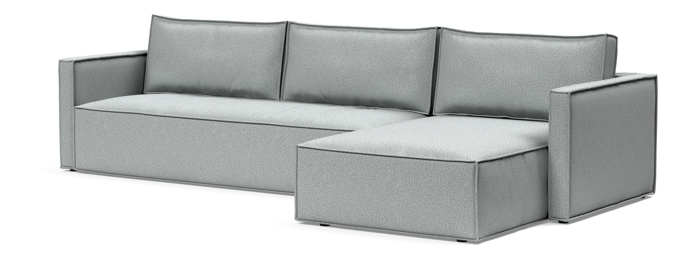 Newilla Reversible Storage Sleeper Sectional w/ Slim Arm Rests