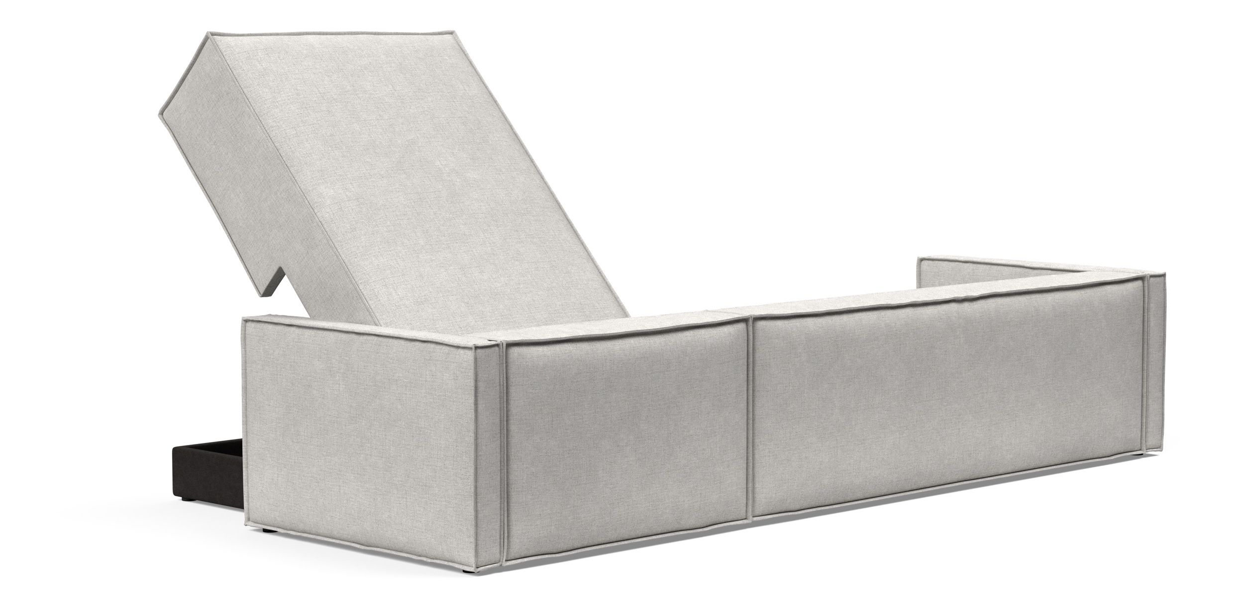 Newilla Reversible Storage Sleeper Sectional w/ Slim Arm Rests