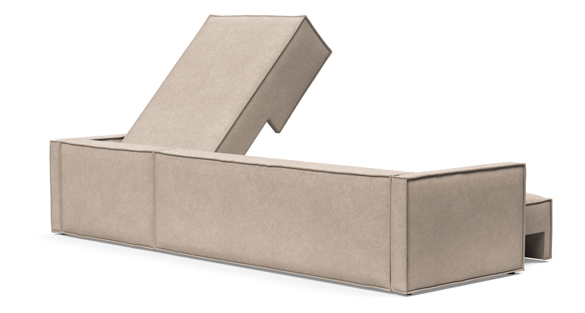 Newilla Reversible Storage Sleeper Sectional w/ Slim Arm Rests