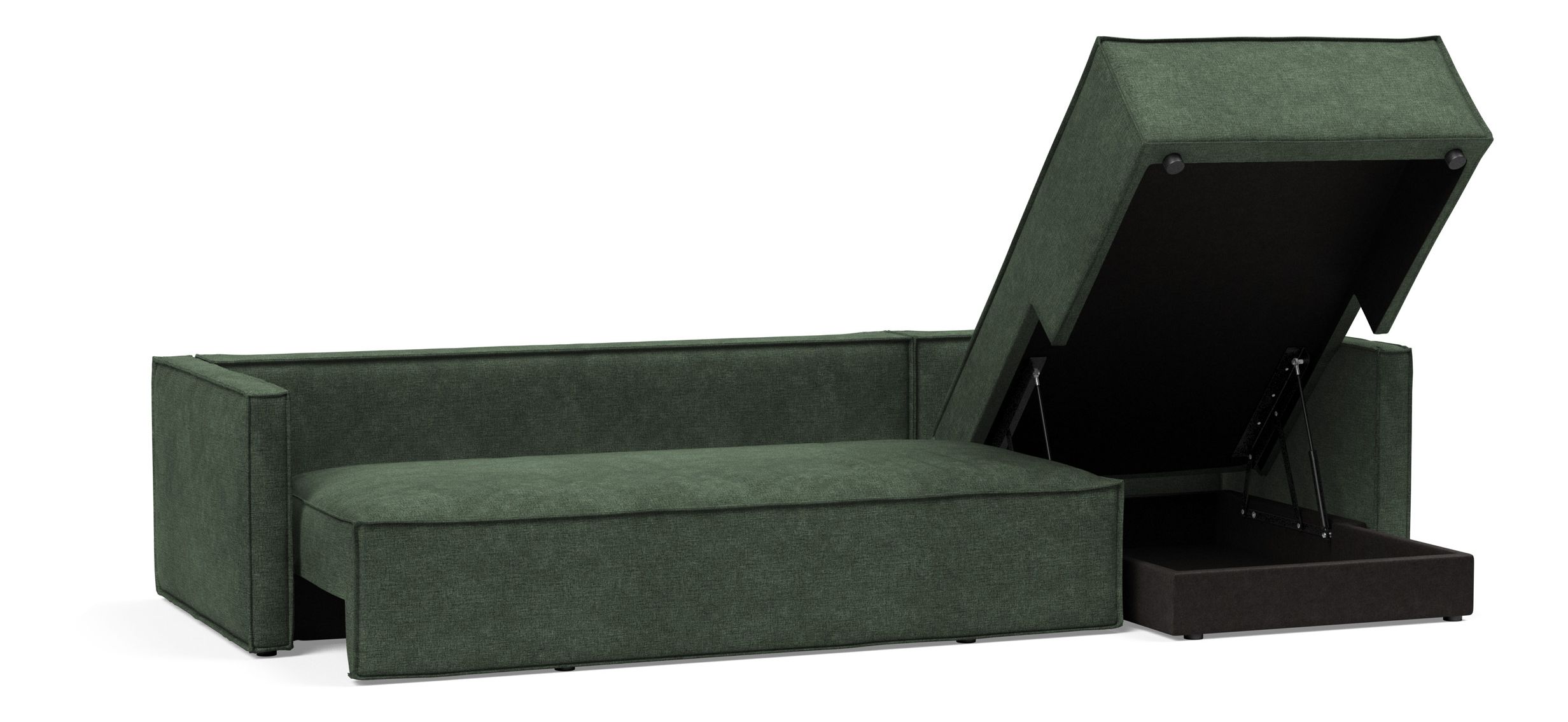Newilla Sofa Bed with Lounger Reversable