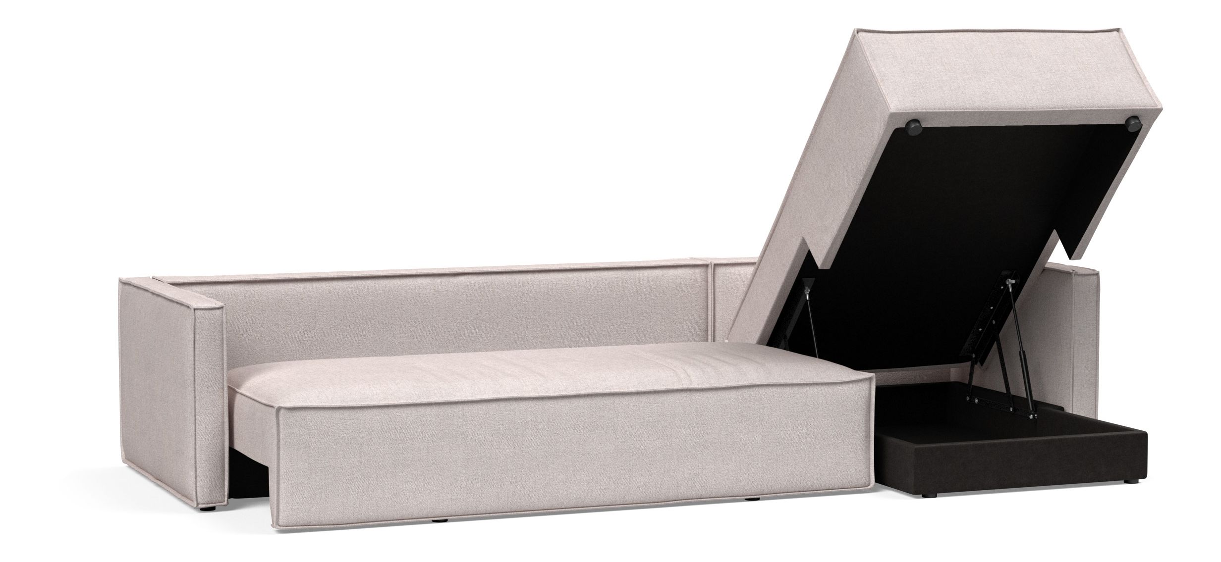Newilla Sofa Bed with Lounger Reversable