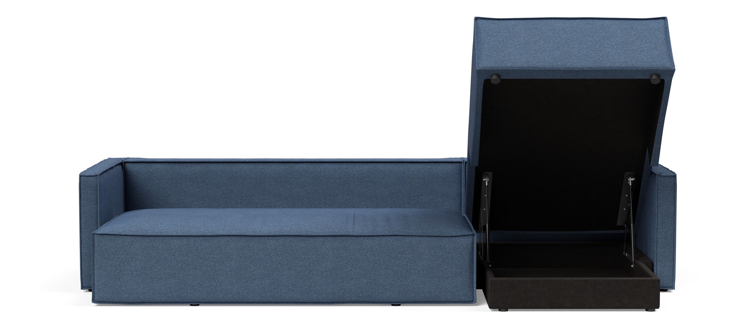 Newilla Reversible Storage Sleeper Sectional w/ Slim Arm Rests