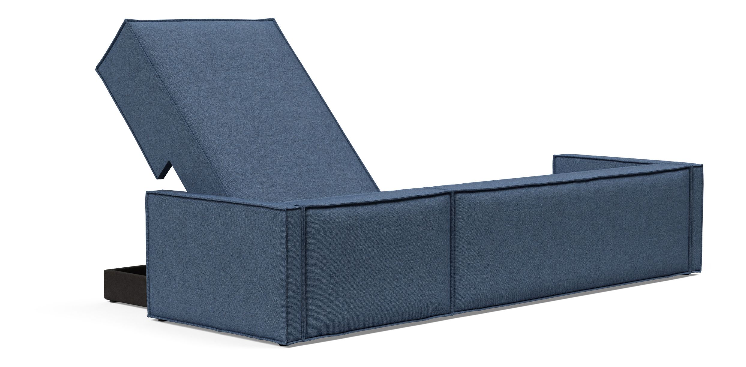 Newilla Reversible Storage Sleeper Sectional w/ Slim Arm Rests
