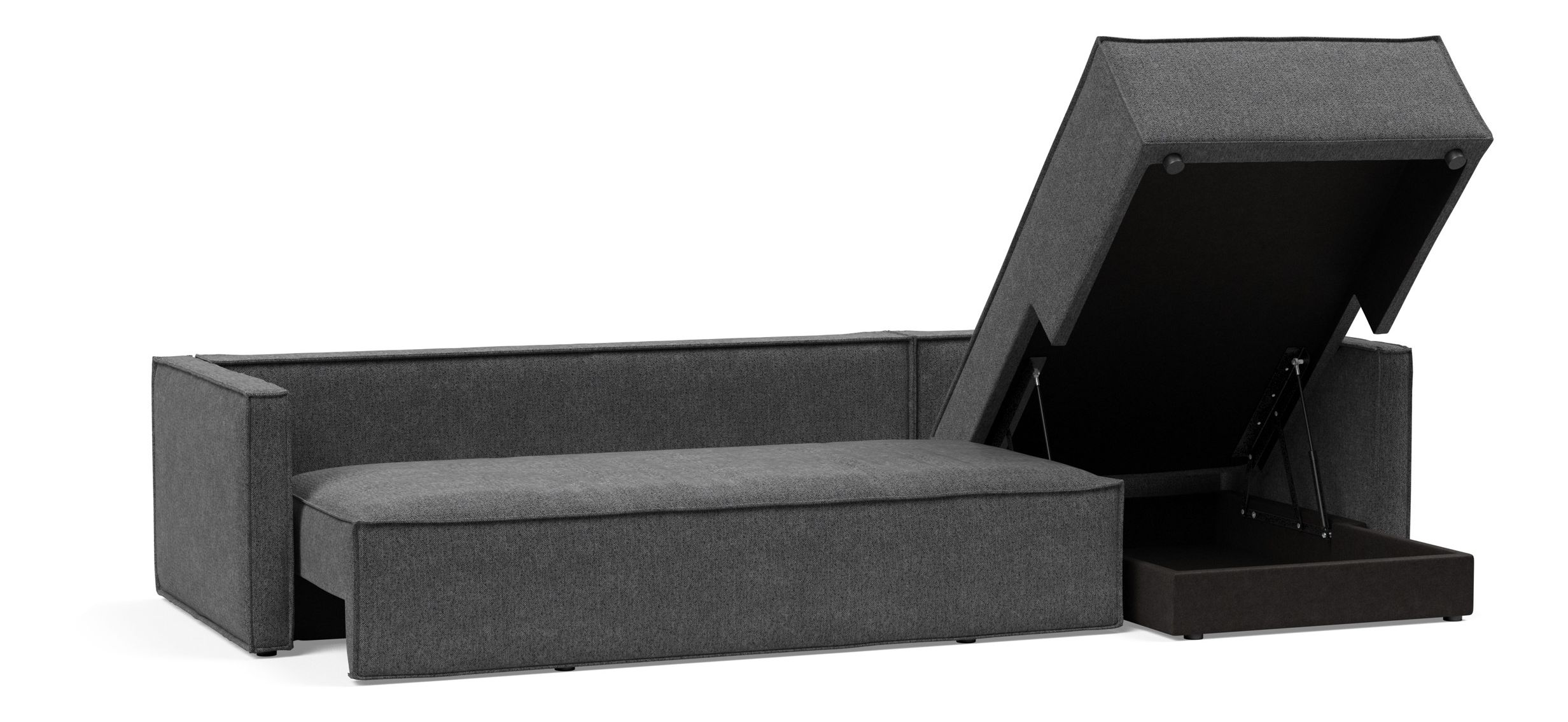 Newilla Sofa Bed with Lounger Reversable