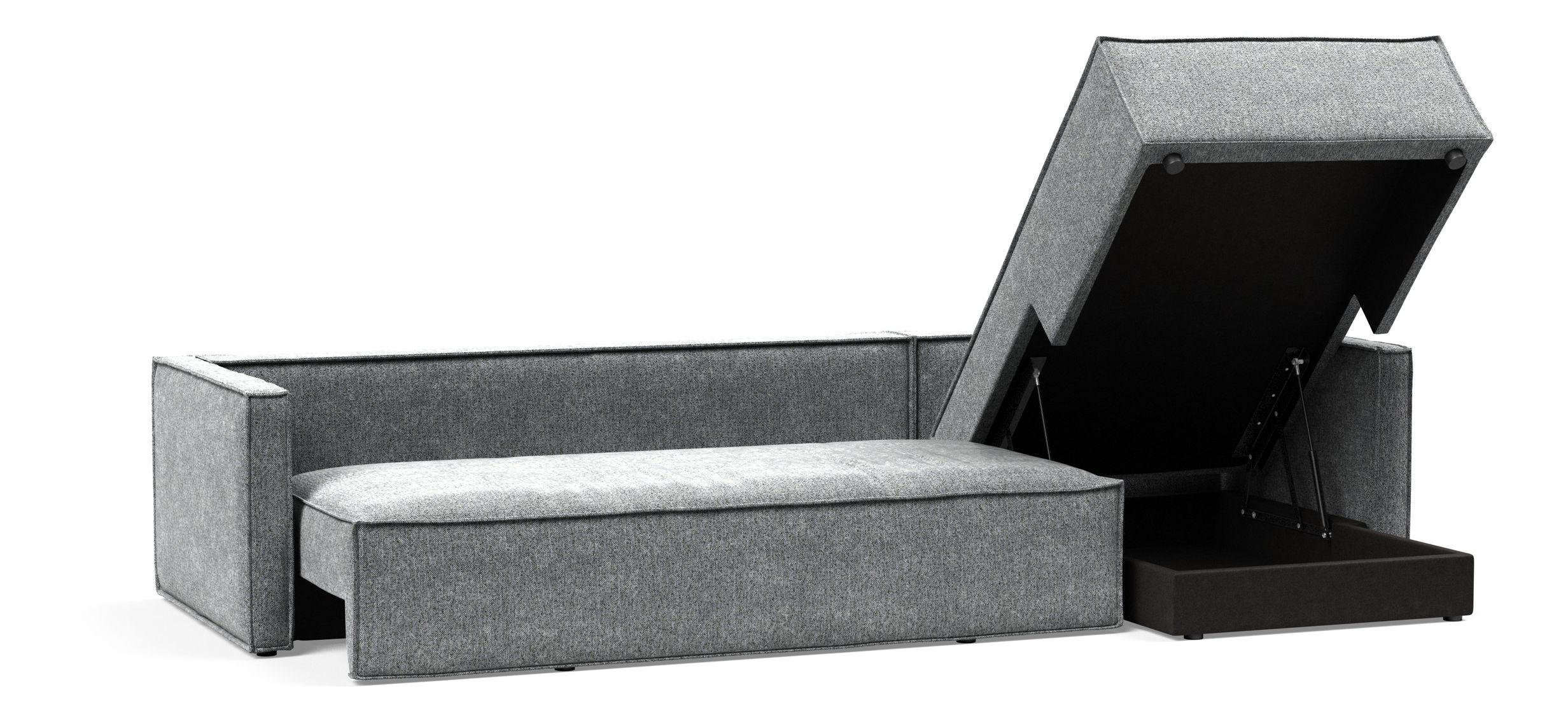 Newilla Sofa Bed with Lounger Reversable