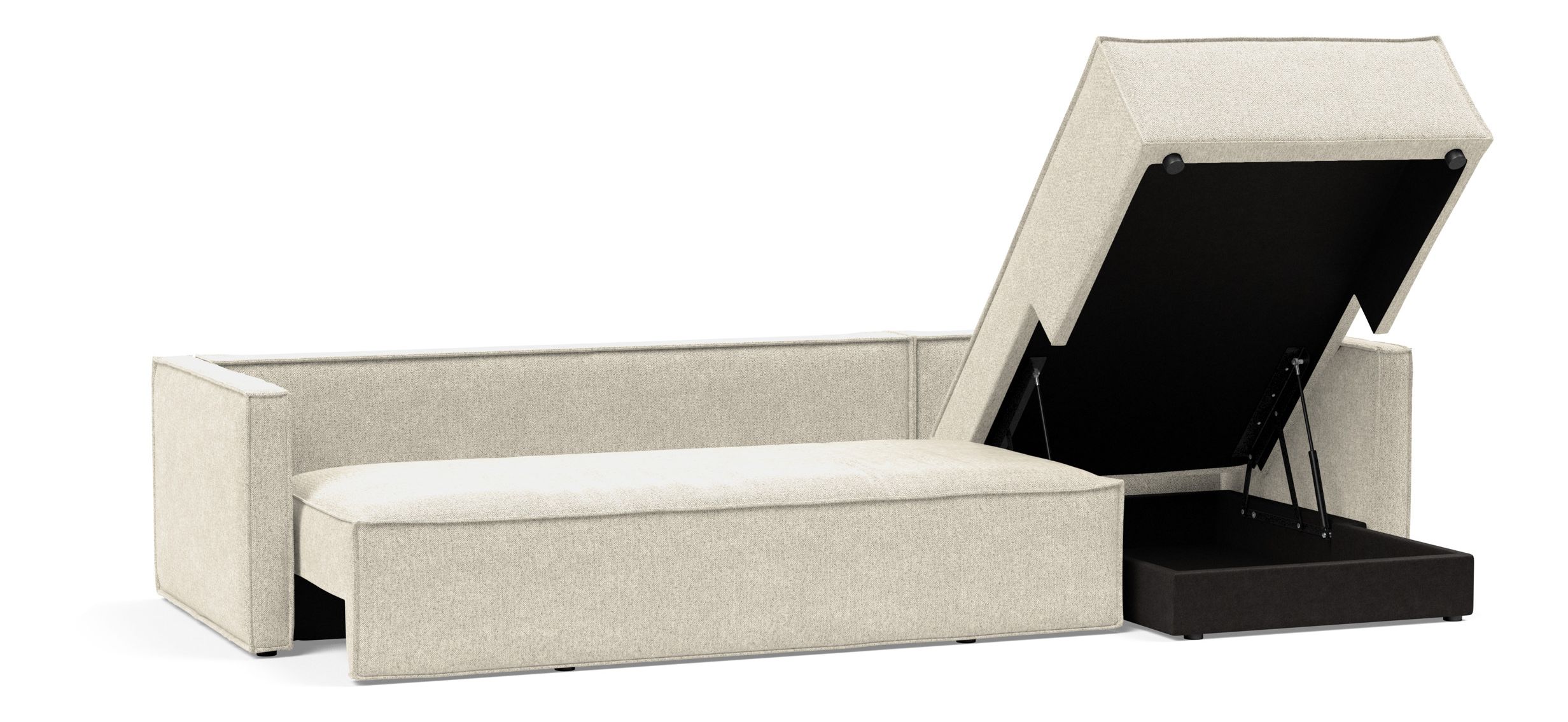 Newilla Sofa Bed with Lounger Reversable