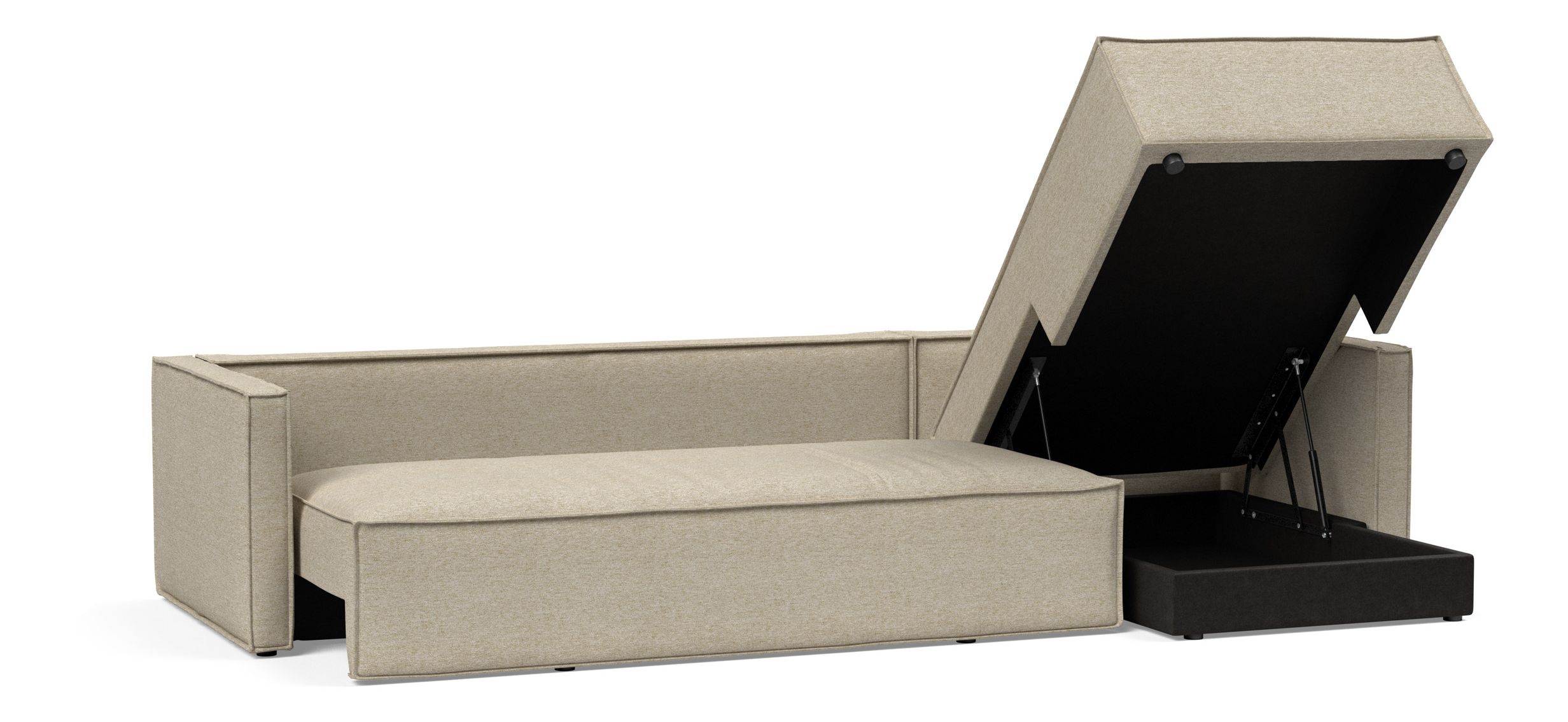 Newilla Sofa Bed with Lounger Reversable