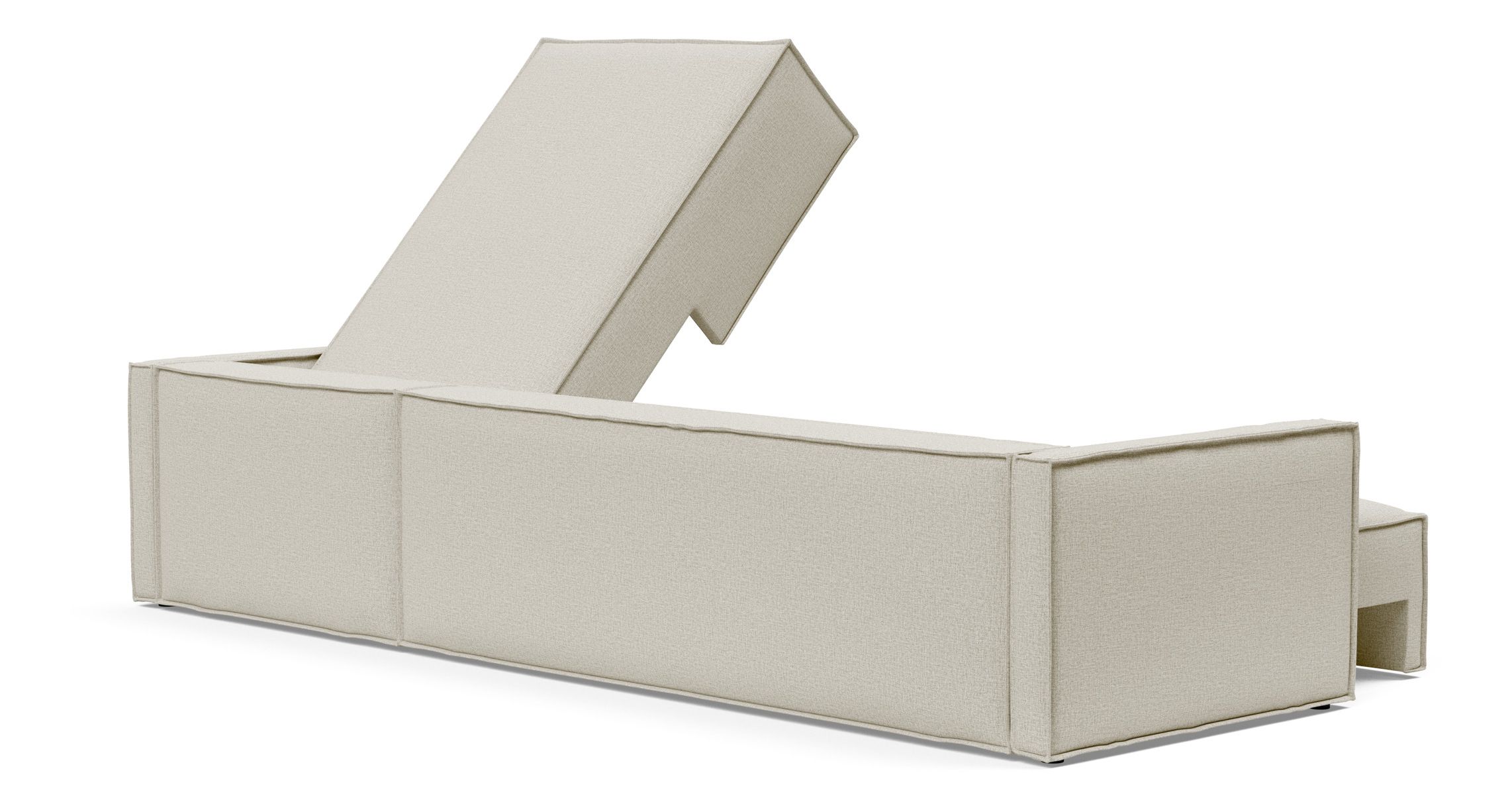 Newilla Reversible Storage Sleeper Sectional w/ Slim Arm Rests