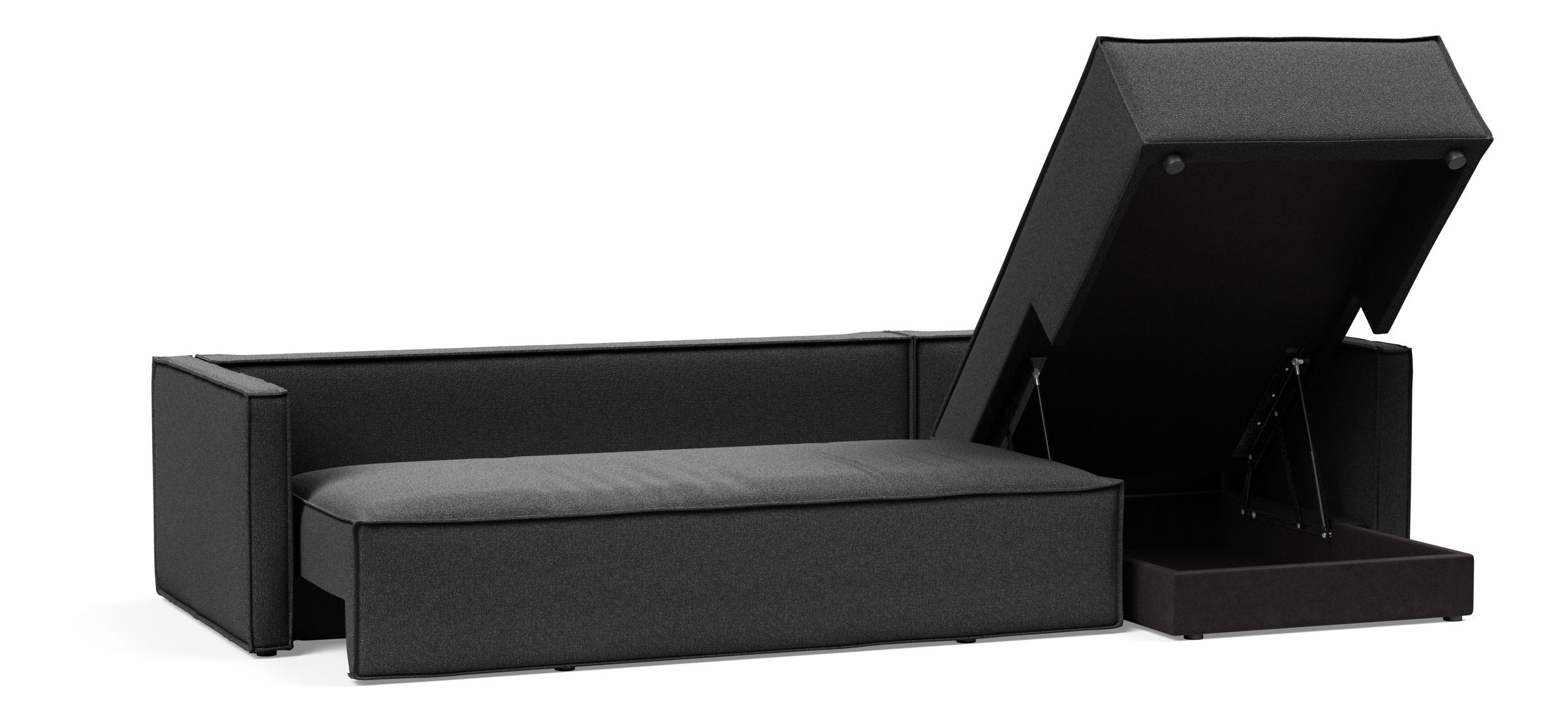 Newilla Sofa Bed with Lounger Reversable