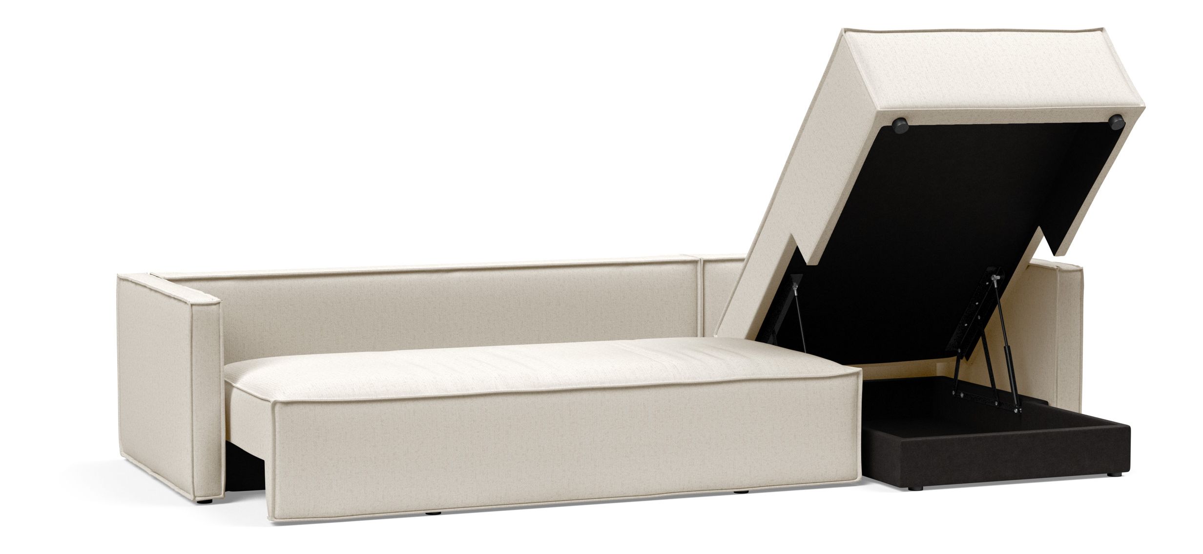 Newilla Sofa Bed with Lounger Reversable