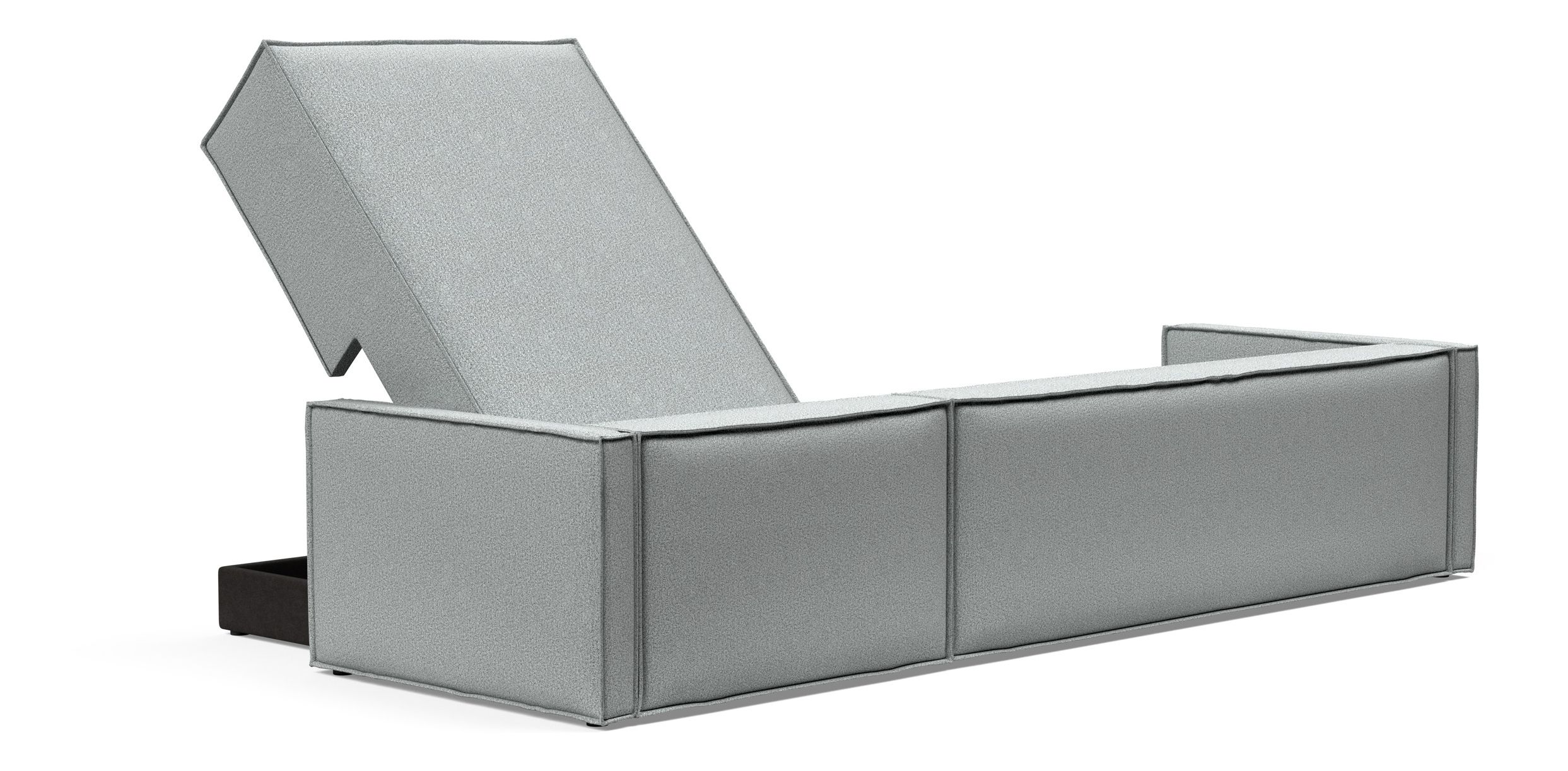 Newilla Reversible Storage Sleeper Sectional w/ Slim Arm Rests