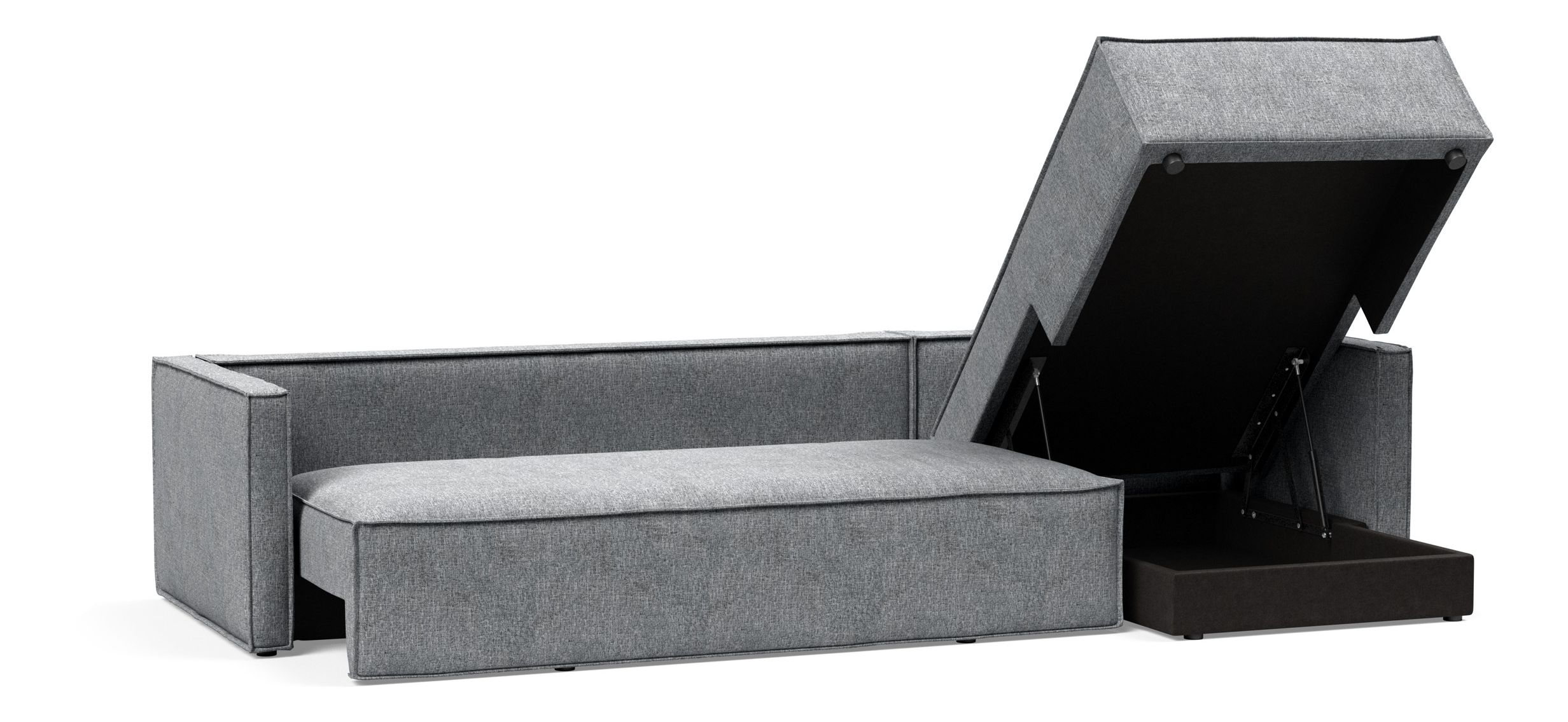 Newilla Sofa Bed with Lounger Reversable
