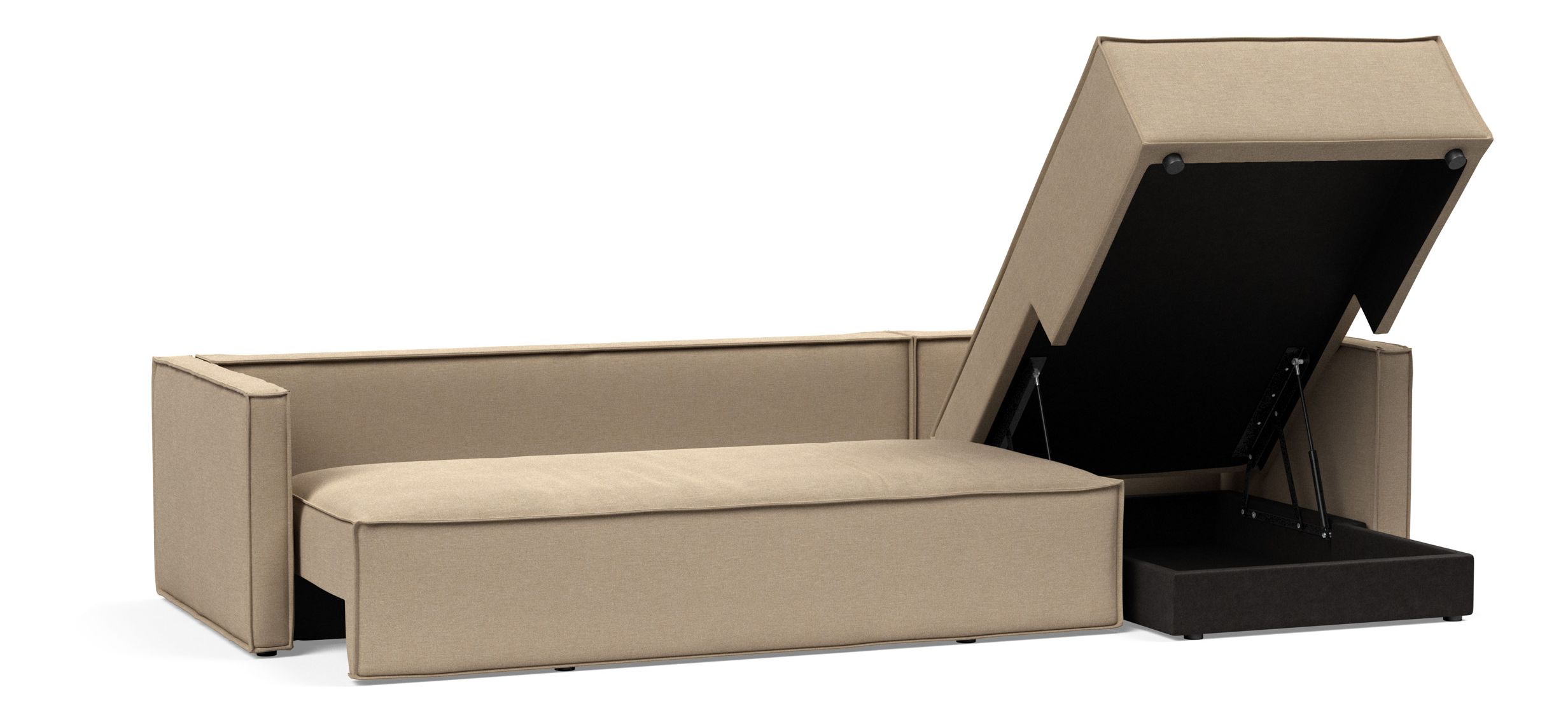 Newilla Sofa Bed with Lounger Reversable