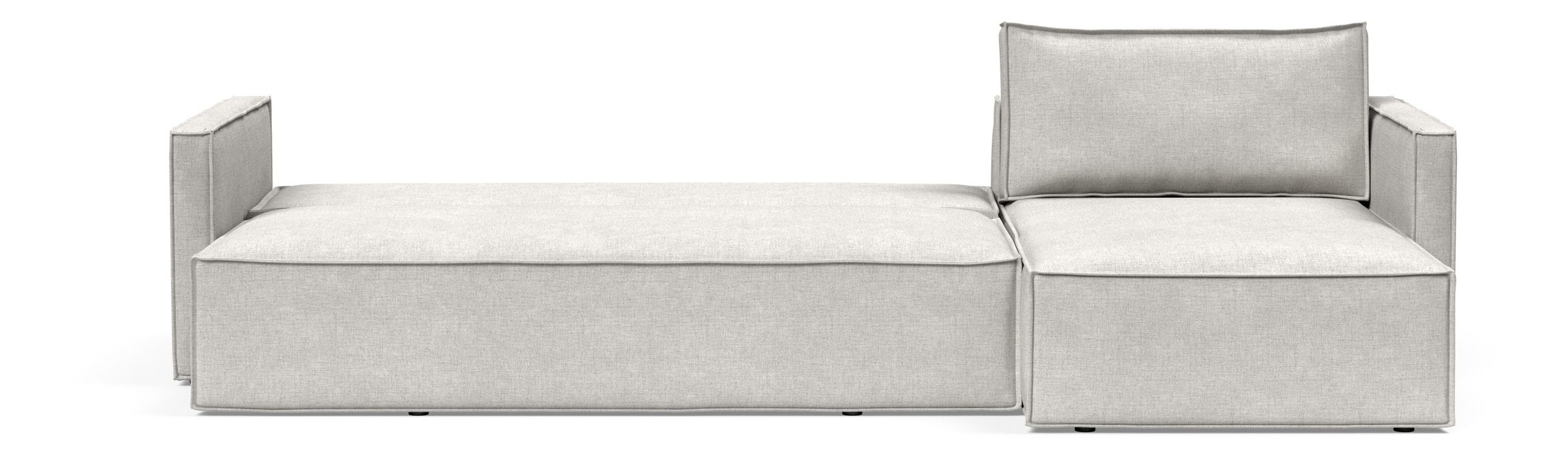 Newilla Reversible Storage Sleeper Sectional w/ Slim Arm Rests