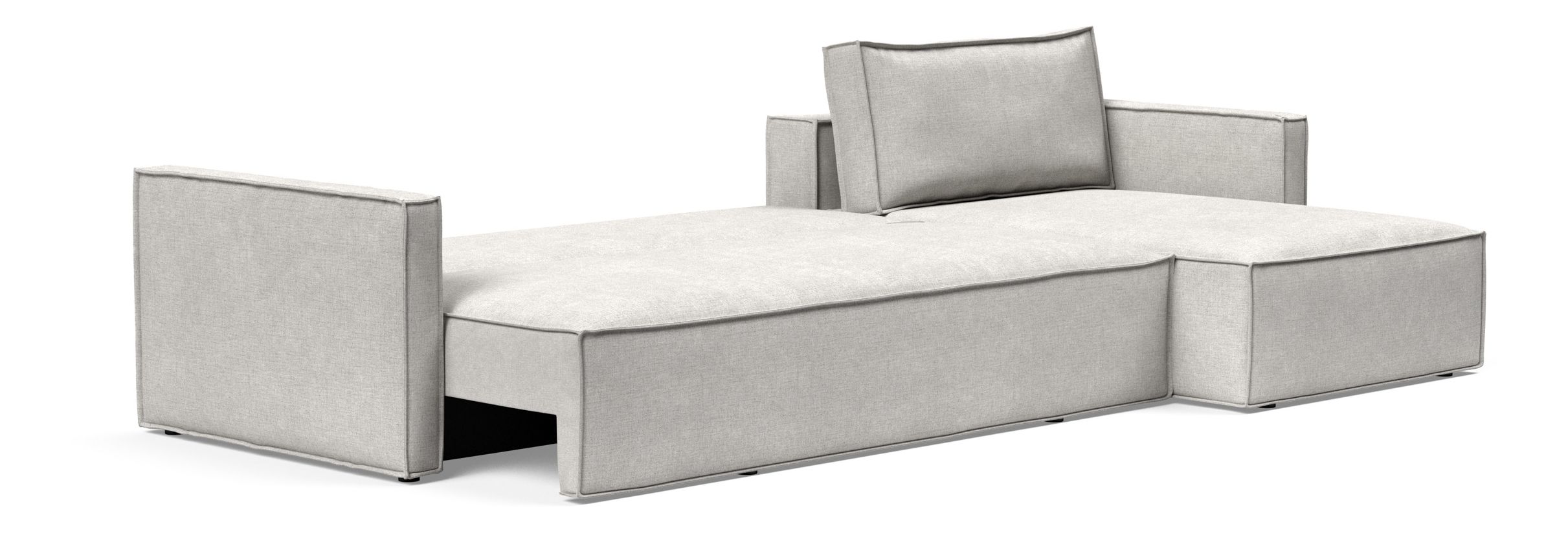 Newilla Reversible Storage Sleeper Sectional w/ Slim Arm Rests