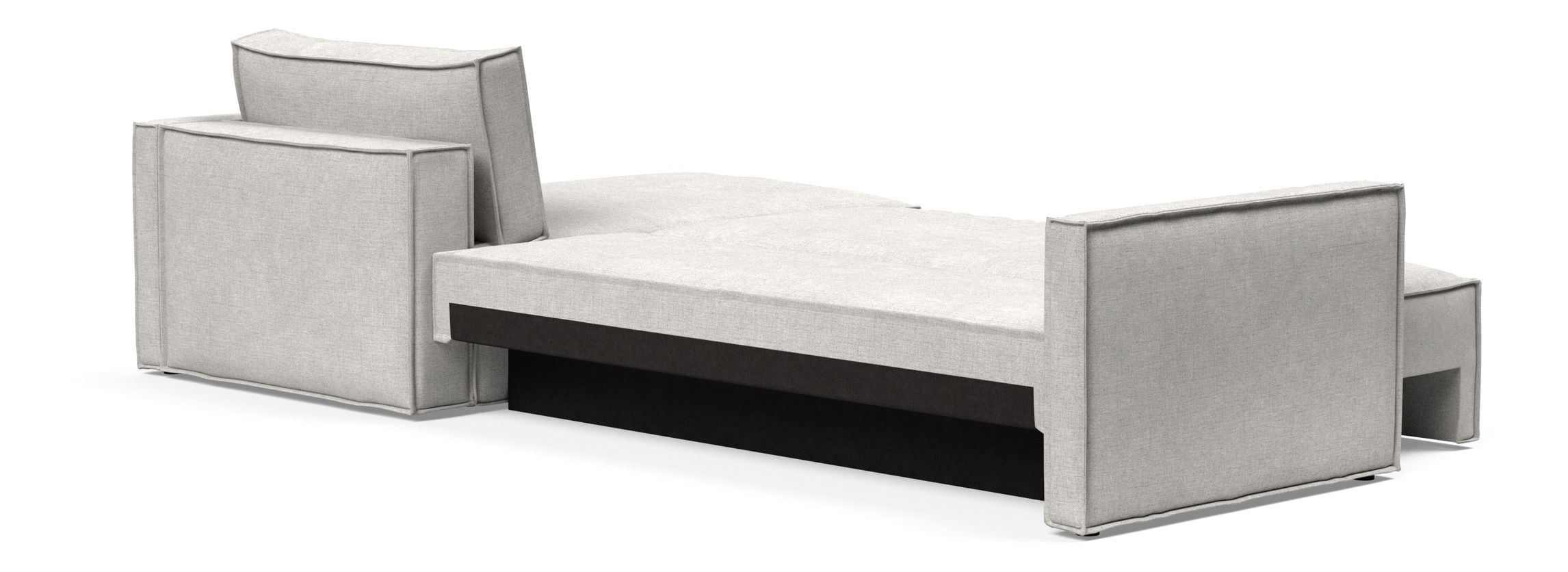 Newilla Reversible Storage Sleeper Sectional w/ Slim Arm Rests