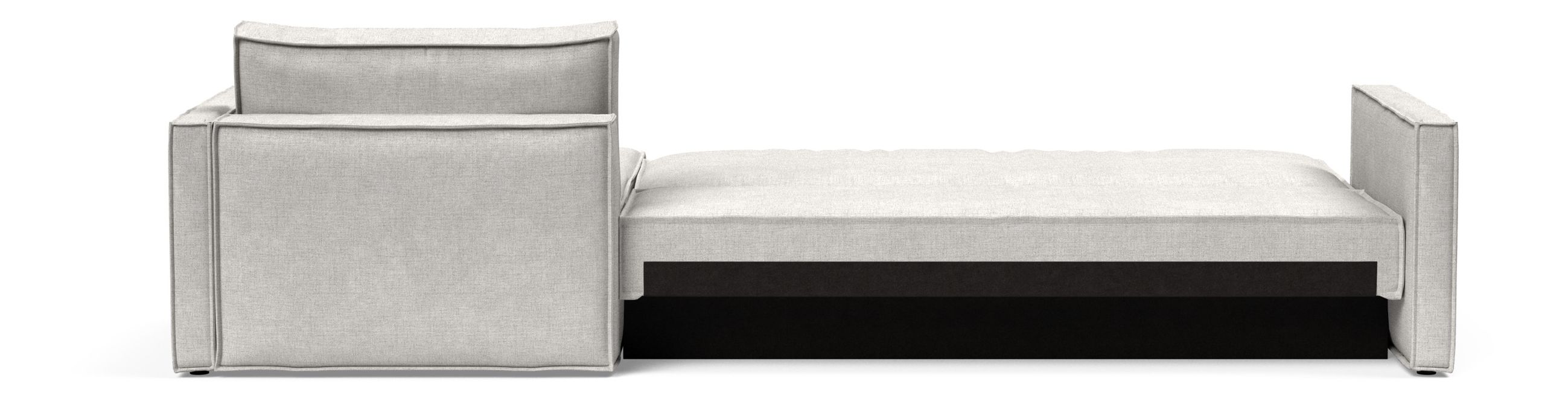 Newilla Reversible Storage Sleeper Sectional w/ Slim Arm Rests