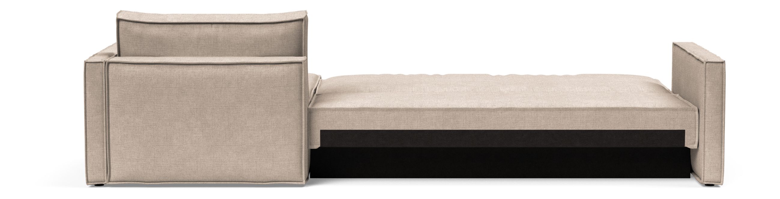 Newilla Reversible Storage Sleeper Sectional w/ Slim Arm Rests