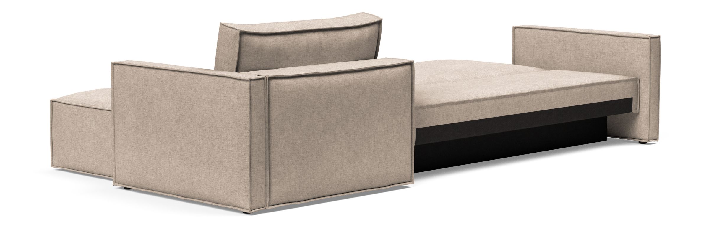 Newilla Reversible Storage Sleeper Sectional w/ Slim Arm Rests