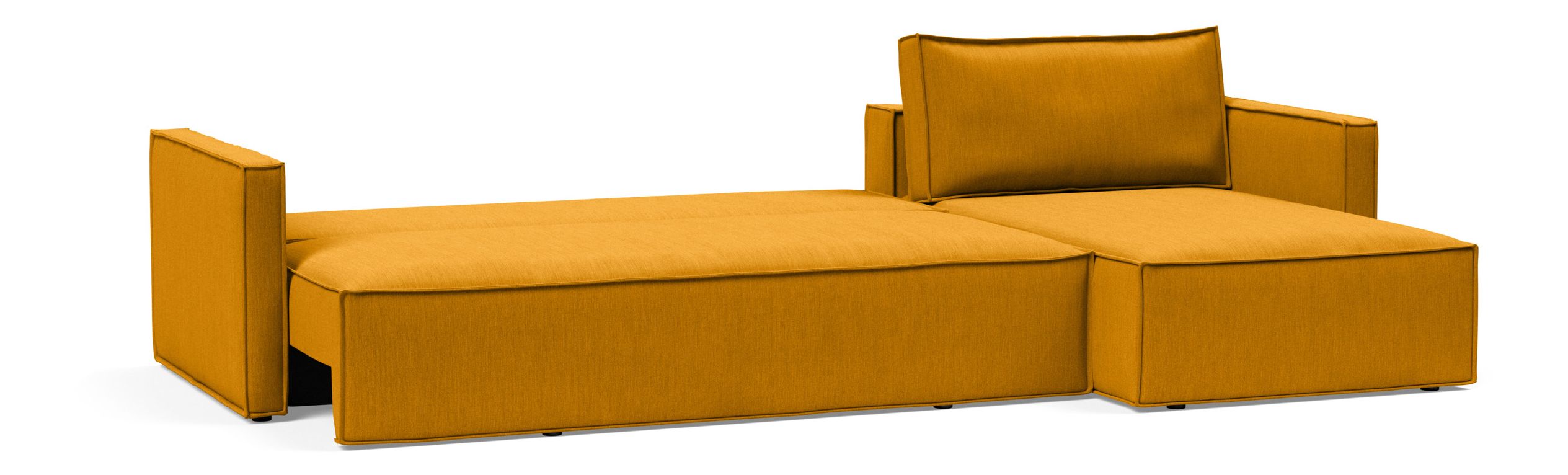 Newilla Reversible Storage Sleeper Sectional w/ Slim Arm Rests