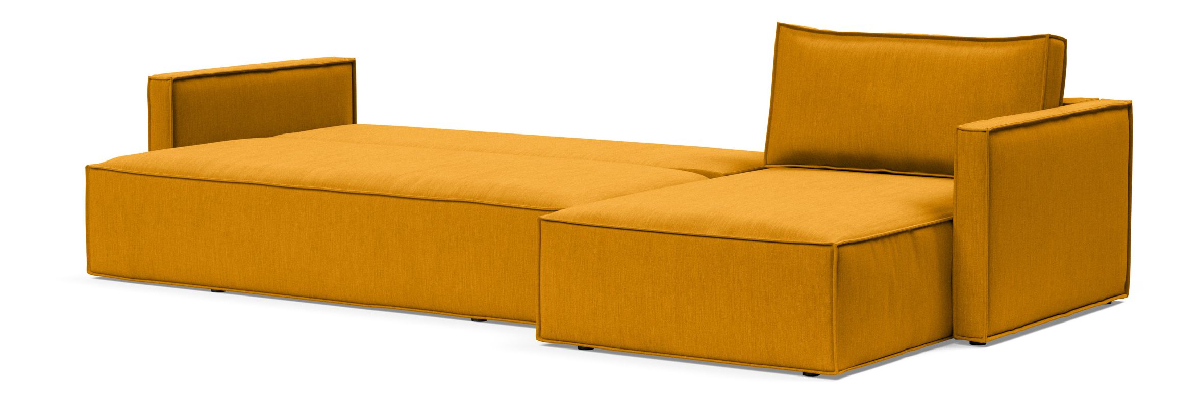 Newilla Reversible Storage Sleeper Sectional w/ Slim Arm Rests