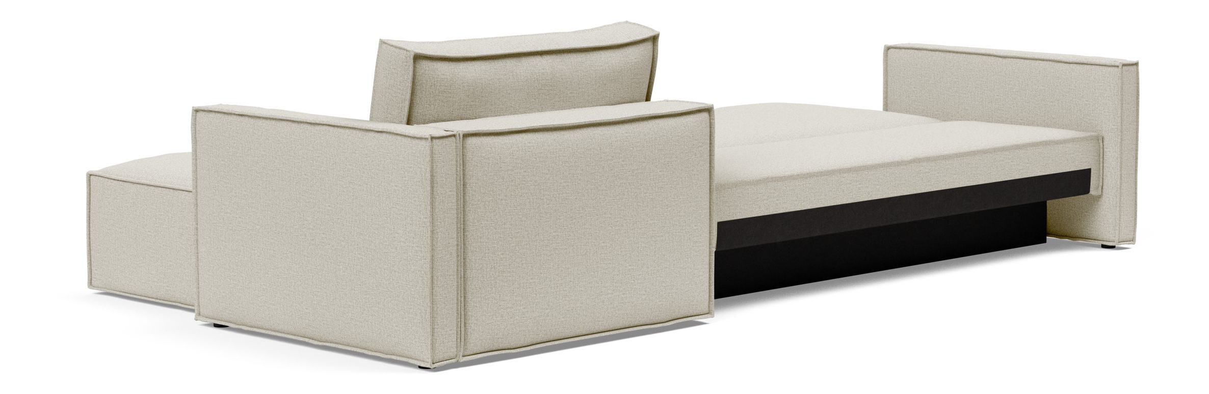 Newilla Reversible Storage Sleeper Sectional w/ Slim Arm Rests