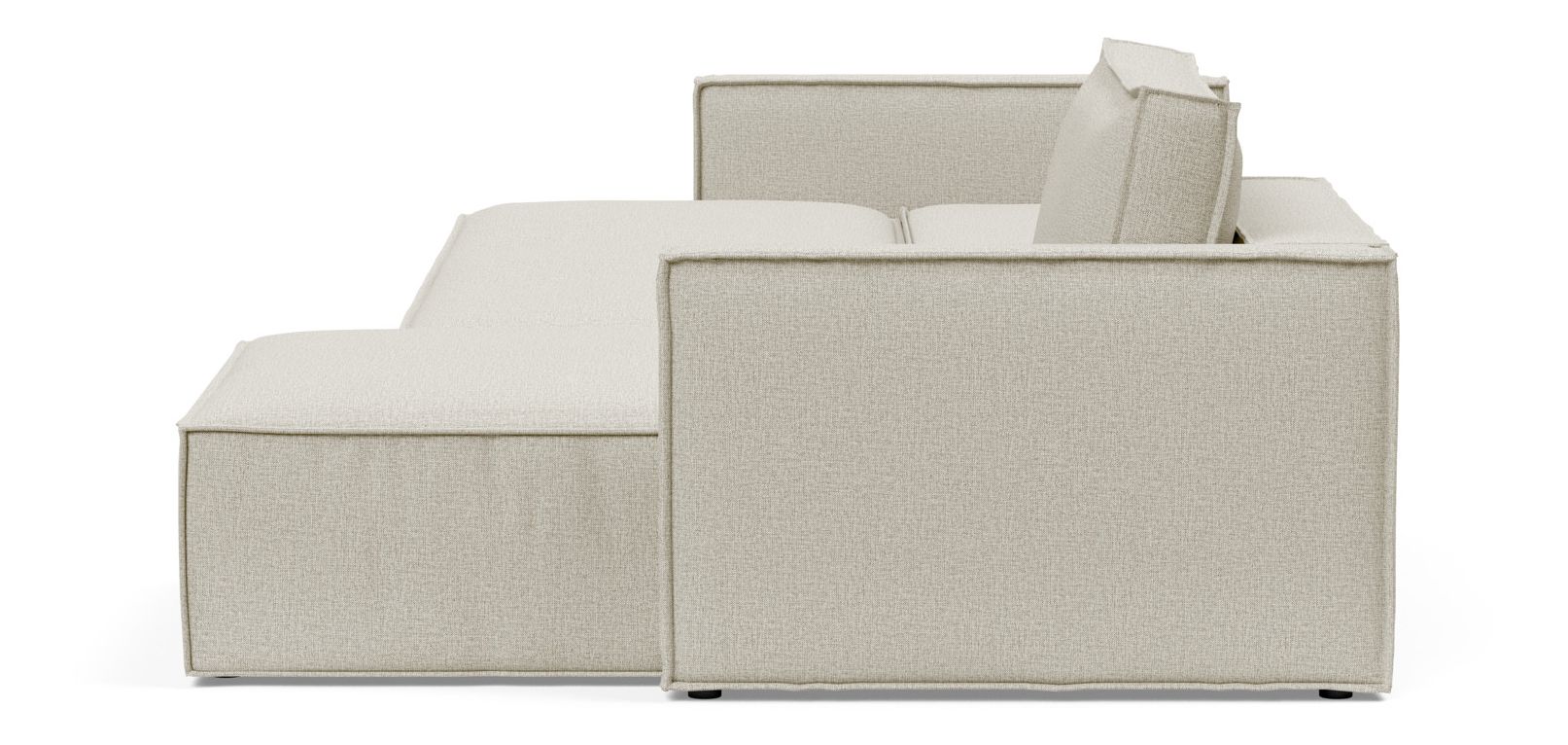 Newilla Reversible Storage Sleeper Sectional w/ Slim Arm Rests
