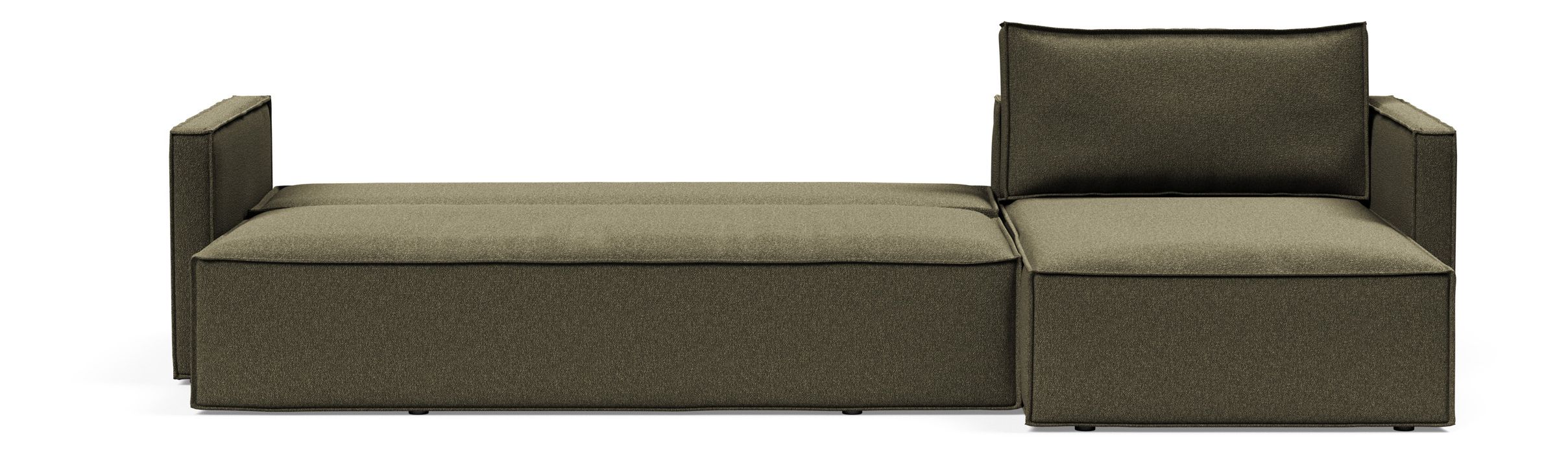 Newilla Reversible Storage Sleeper Sectional w/ Slim Arm Rests