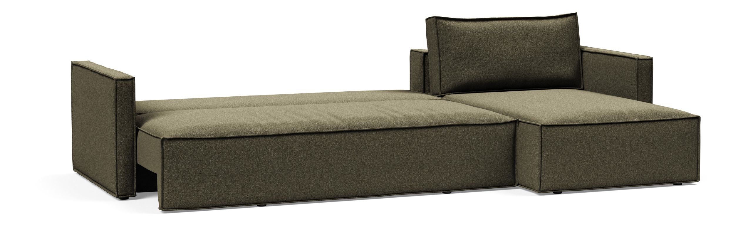 Newilla Reversible Storage Sleeper Sectional w/ Slim Arm Rests