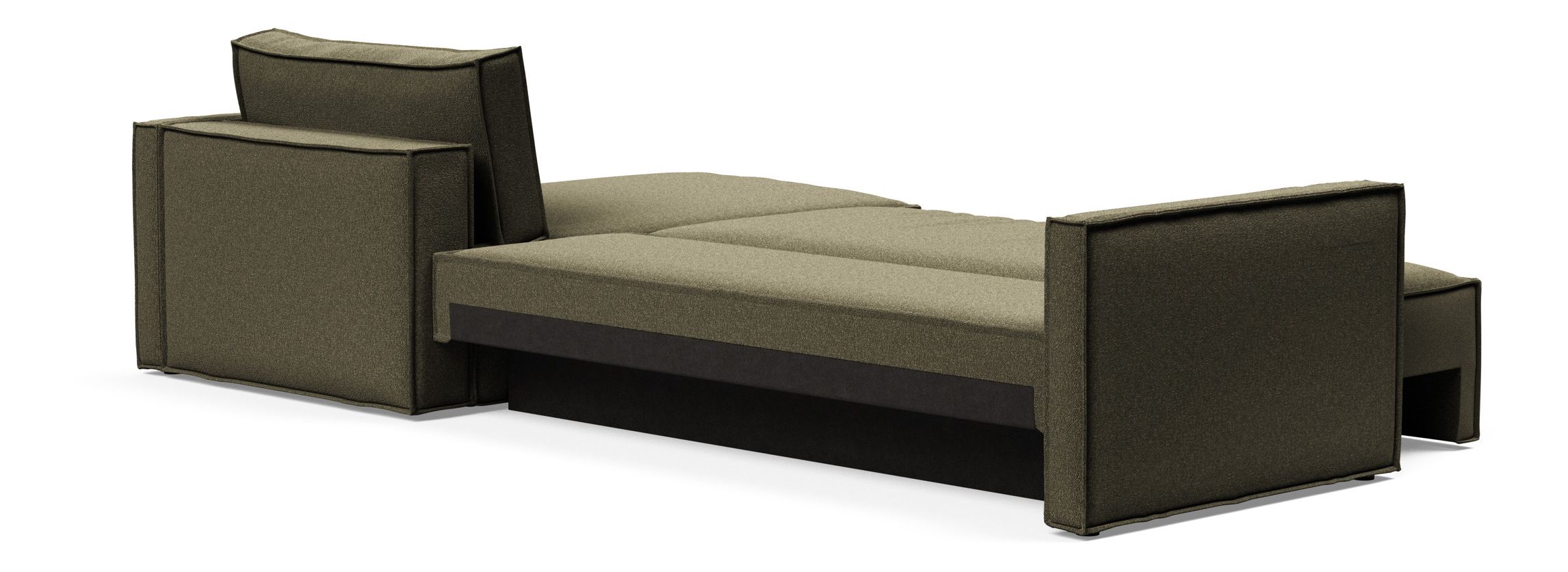 Newilla Reversible Storage Sleeper Sectional w/ Slim Arm Rests