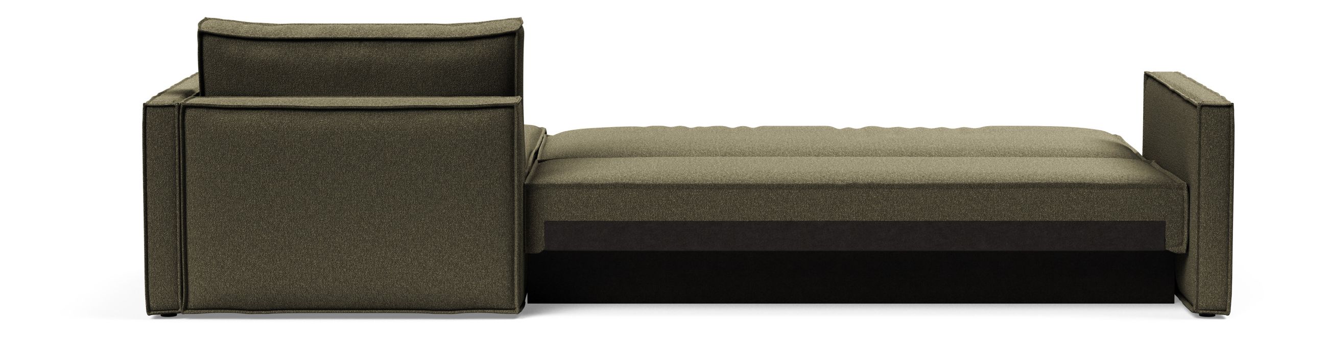 Newilla Reversible Storage Sleeper Sectional w/ Slim Arm Rests