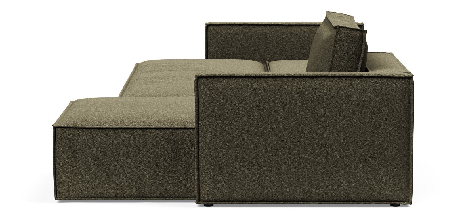 Newilla Reversible Storage Sleeper Sectional w/ Slim Arm Rests