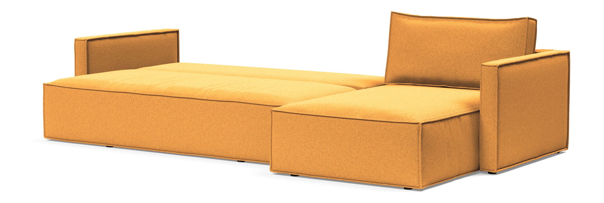 Newilla Reversible Storage Sleeper Sectional w/ Slim Arm Rests