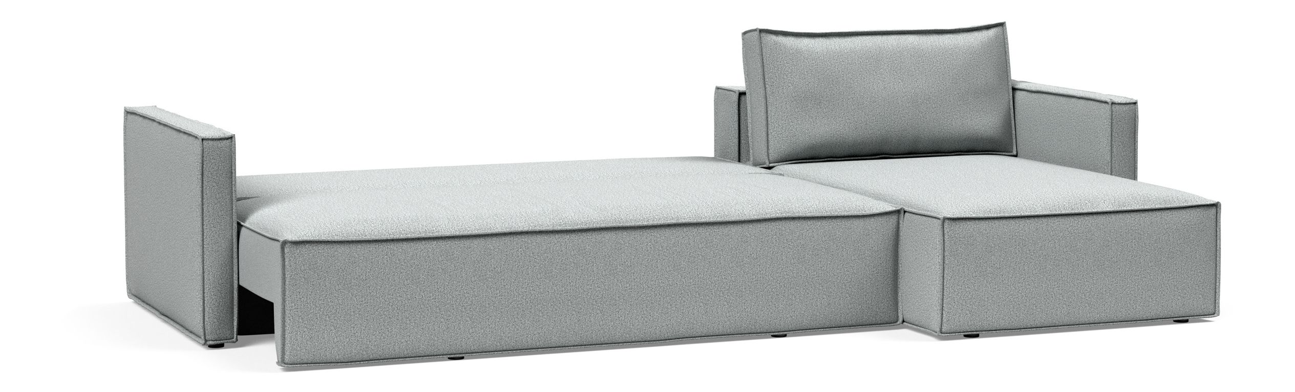 Newilla Reversible Storage Sleeper Sectional w/ Slim Arm Rests