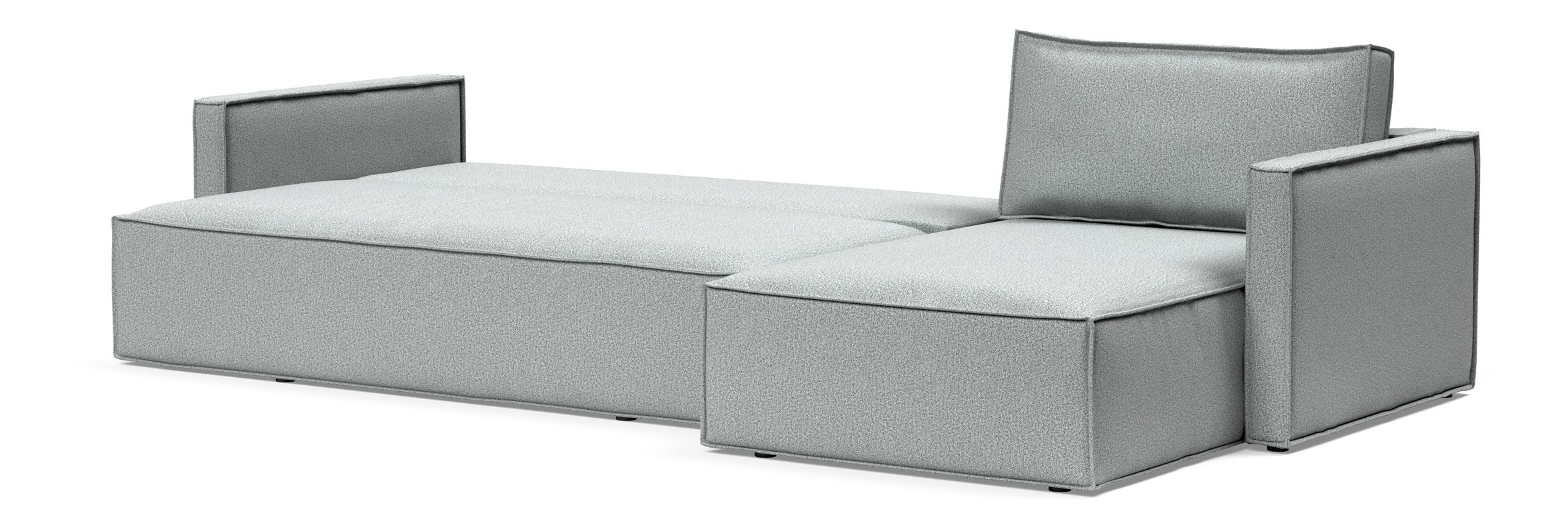 Newilla Reversible Storage Sleeper Sectional w/ Slim Arm Rests