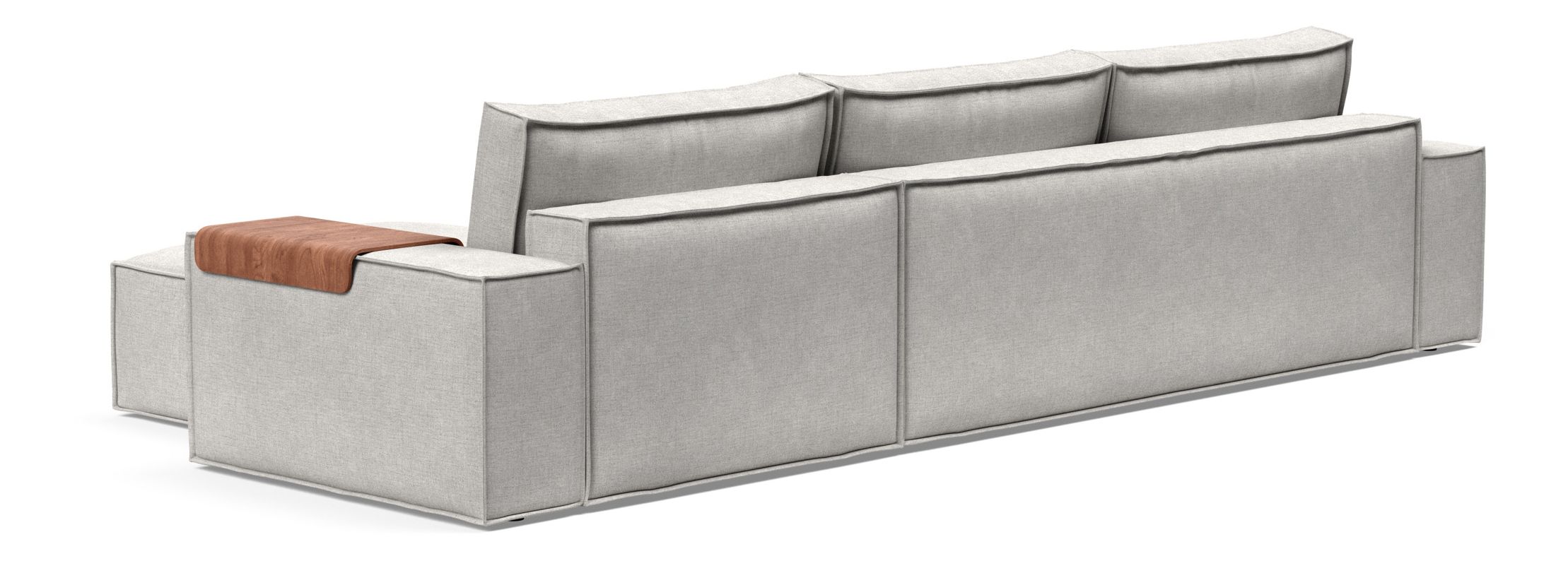Newilla Reversible Storage Sleeper Sectional w/ Wide Arm Rests