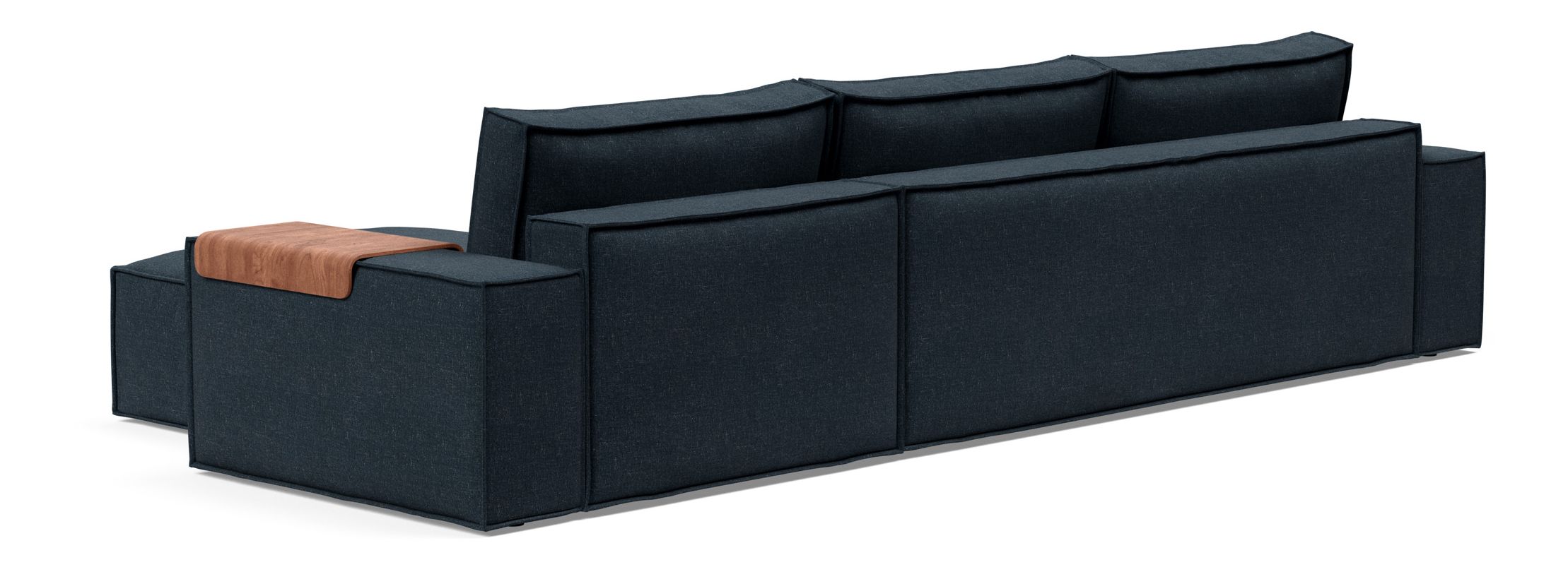 Newilla Reversible Storage Sleeper Sectional w/ Wide Arm Rests