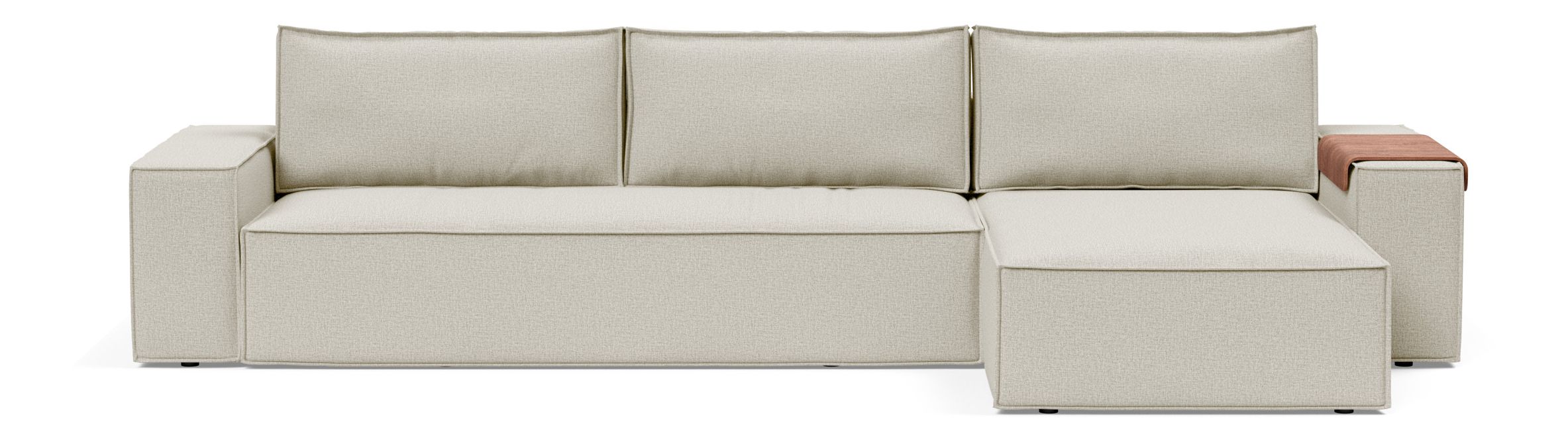 Newilla Reversible Storage Sleeper Sectional w/ Wide Arm Rests