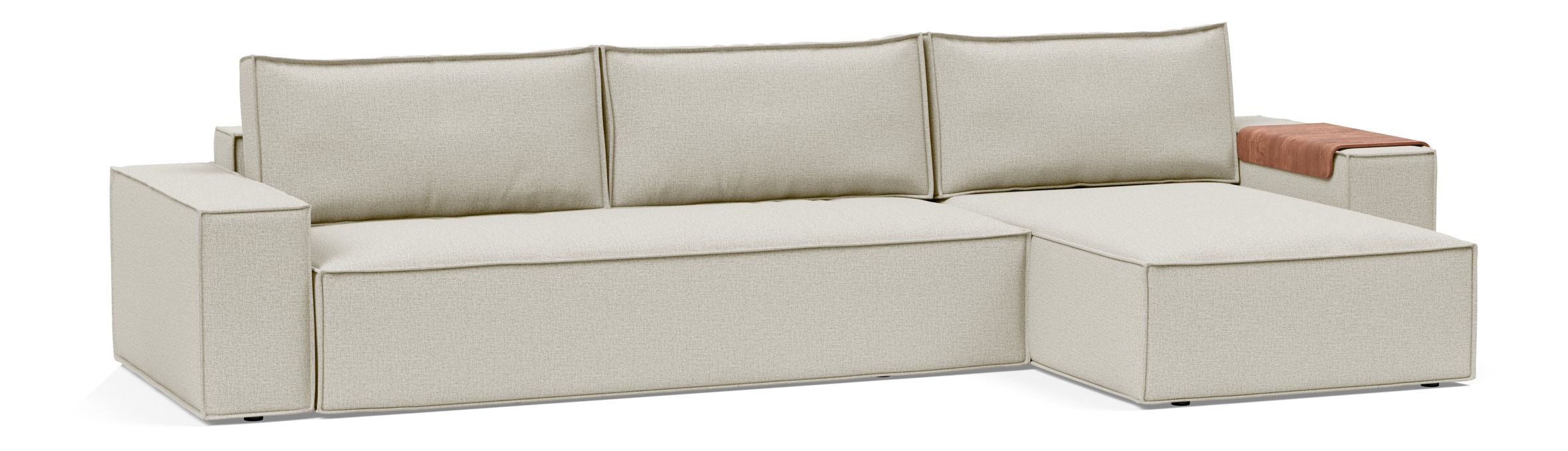 Newilla Reversible Storage Sleeper Sectional w/ Wide Arm Rests