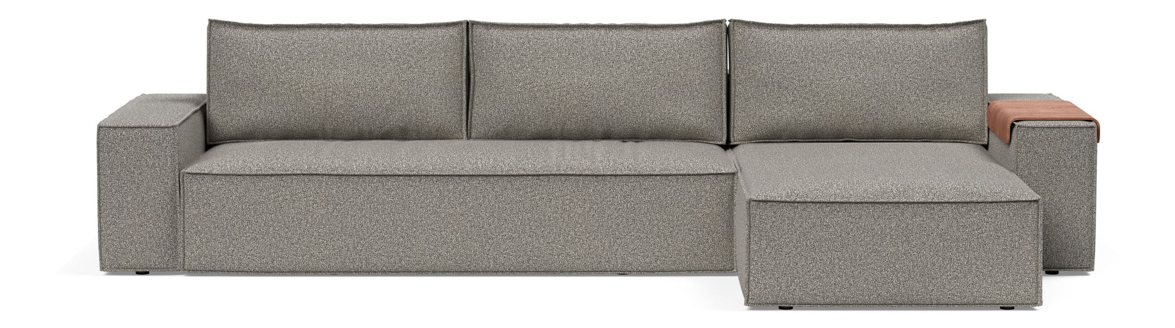 Newilla Reversible Storage Sleeper Sectional w/ Wide Arm Rests