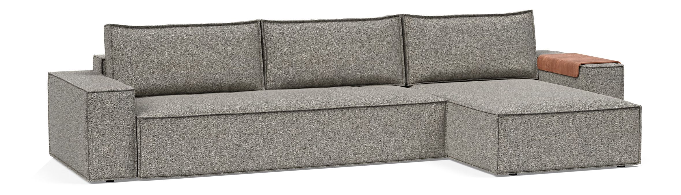Newilla Reversible Storage Sleeper Sectional w/ Wide Arm Rests