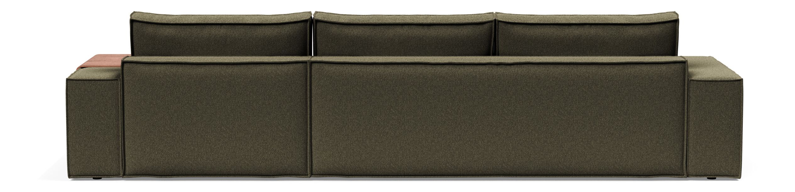 Newilla Reversible Storage Sleeper Sectional w/ Wide Arm Rests
