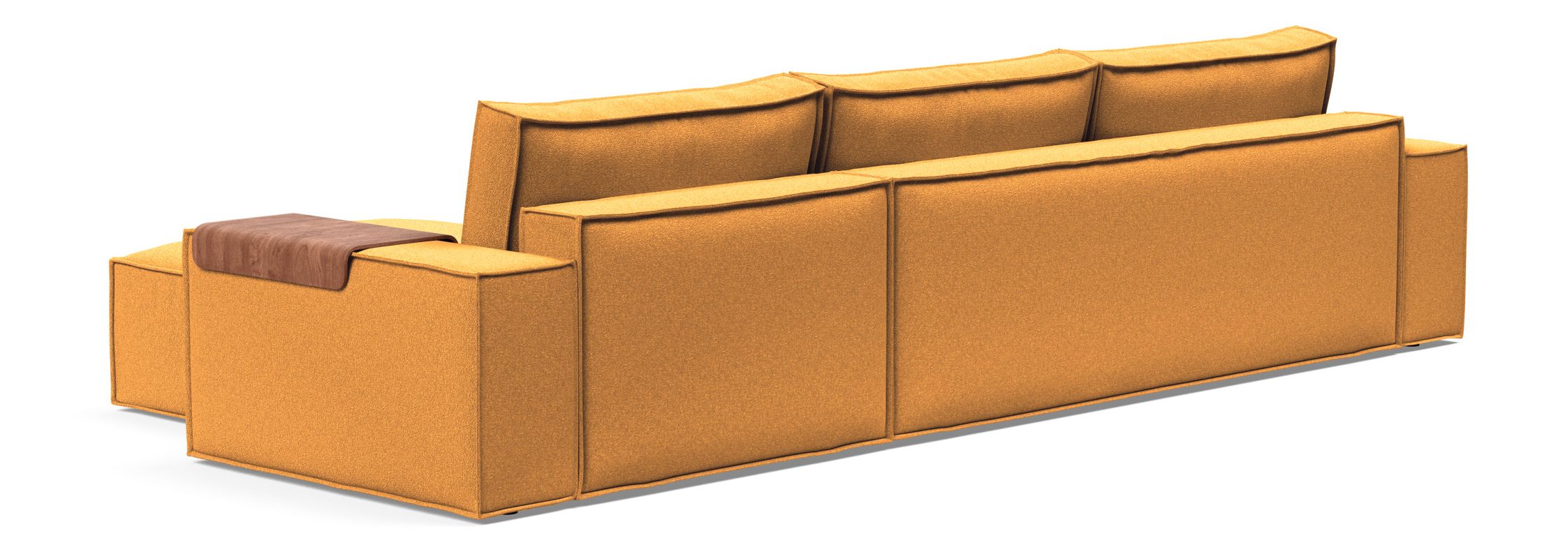 Newilla Reversible Storage Sleeper Sectional w/ Wide Arm Rests