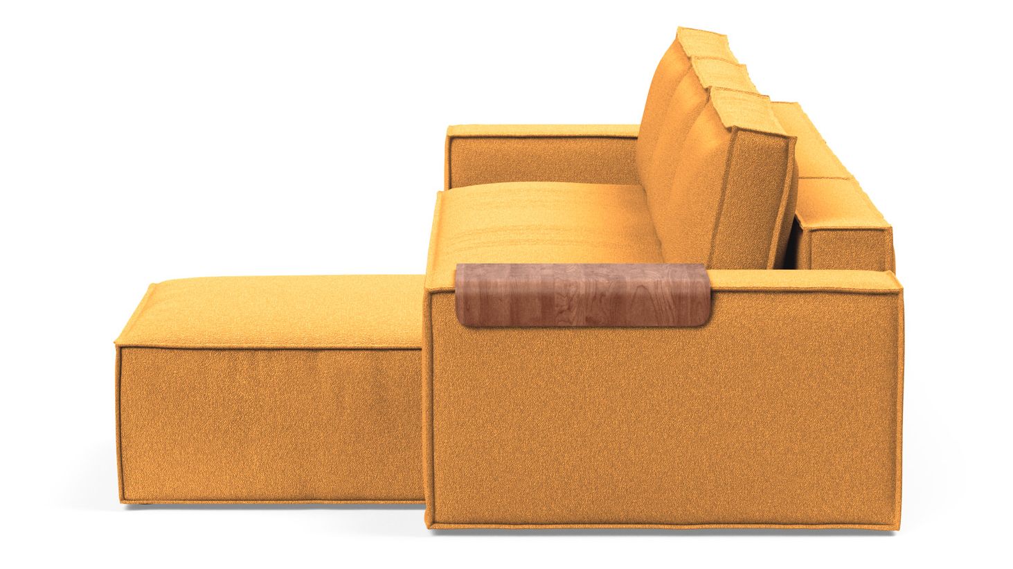Newilla Reversible Storage Sleeper Sectional w/ Wide Arm Rests