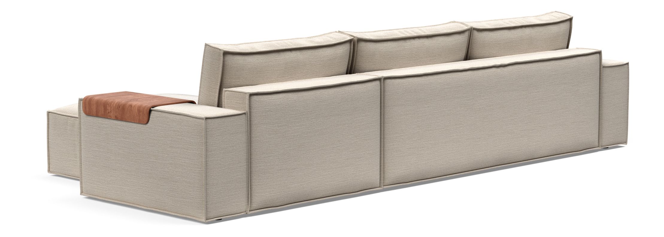 Newilla Reversible Storage Sleeper Sectional w/ Wide Arm Rests