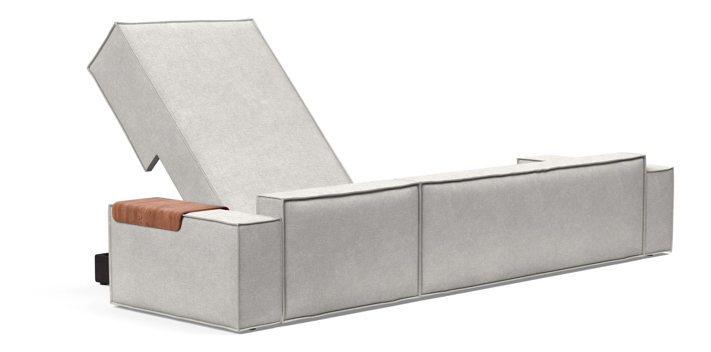 Newilla Reversible Storage Sleeper Sectional w/ Wide Arm Rests