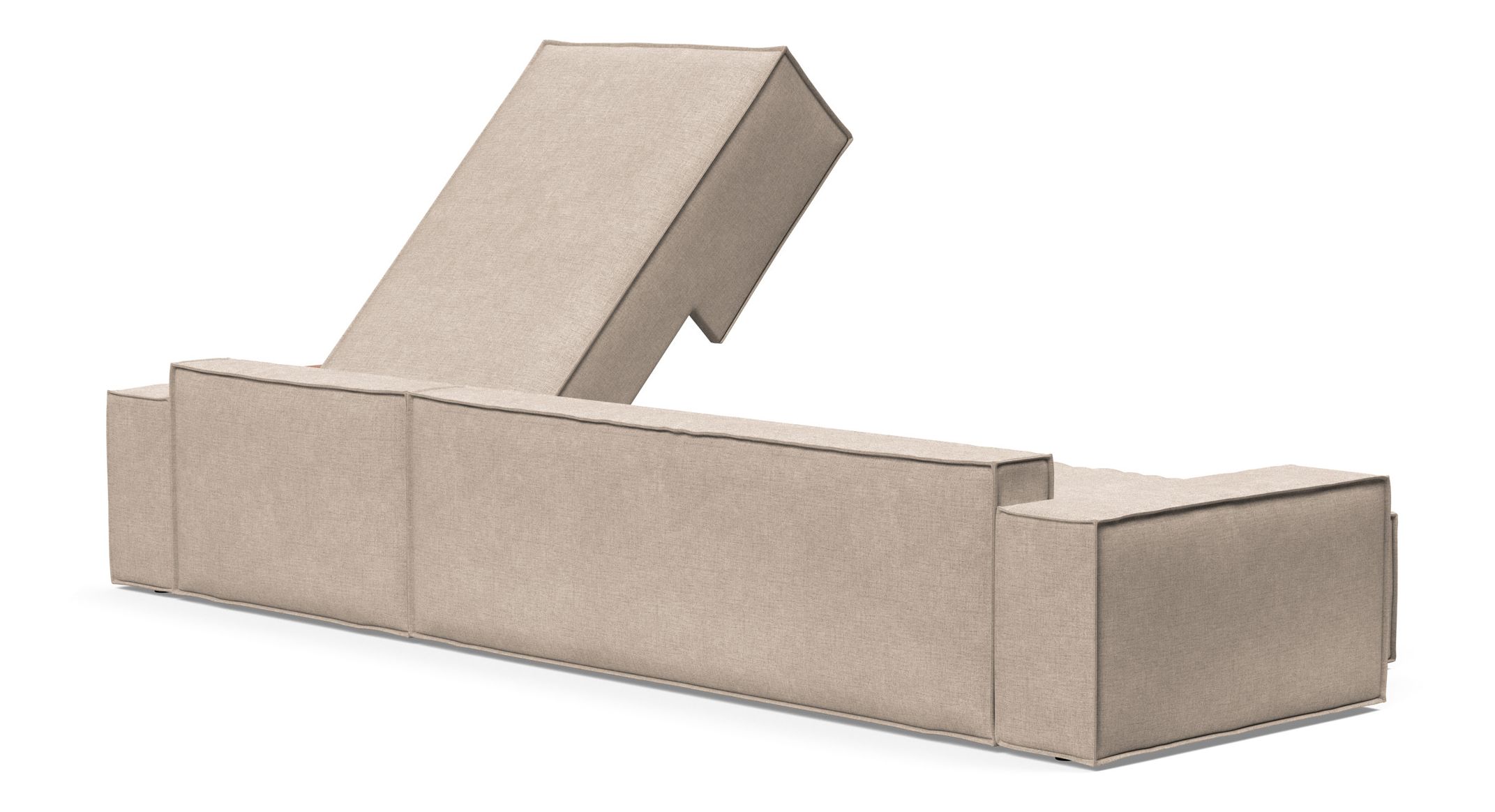 Newilla Reversible Storage Sleeper Sectional w/ Wide Arm Rests