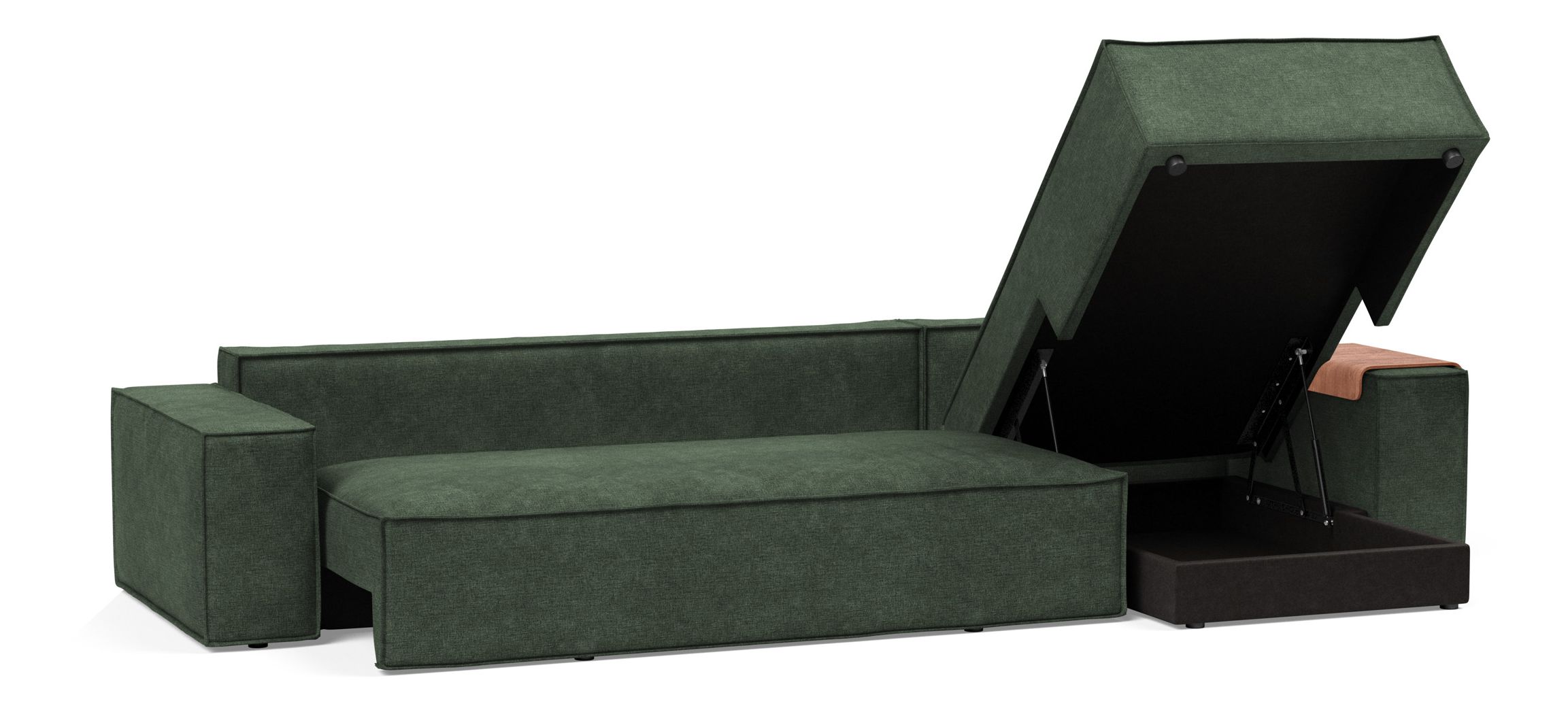 Newilla Sofa Bed with Lounger Reversable